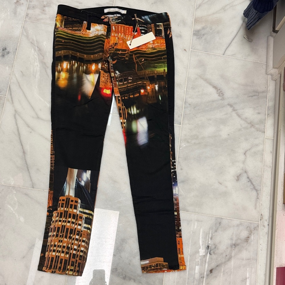 Frankie B. Urban Nightscape Pants Brand new!